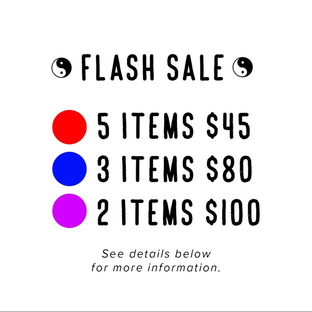FLASH SALE!